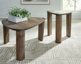 Bay Furniture Gallery - Ashley Furniture - Reidport Accent Coffee Table (Set of 2) - Accent Cocktail TBL Set (Set of 2) / Grayish Brown - A4000604